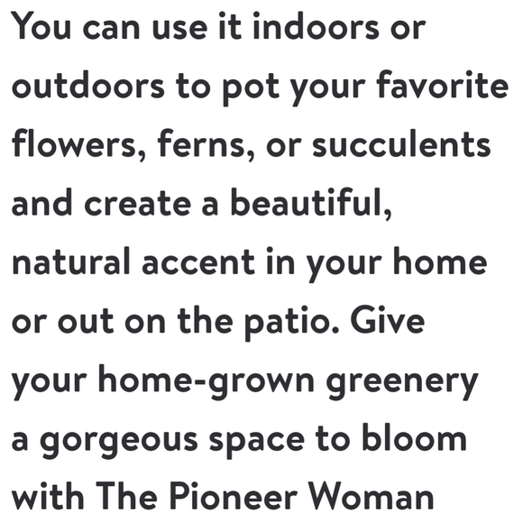 ❤️ New Mazie Bird 8" Cobalt Ceramic Planter from Pioneer Woman - Picture 5 of 8